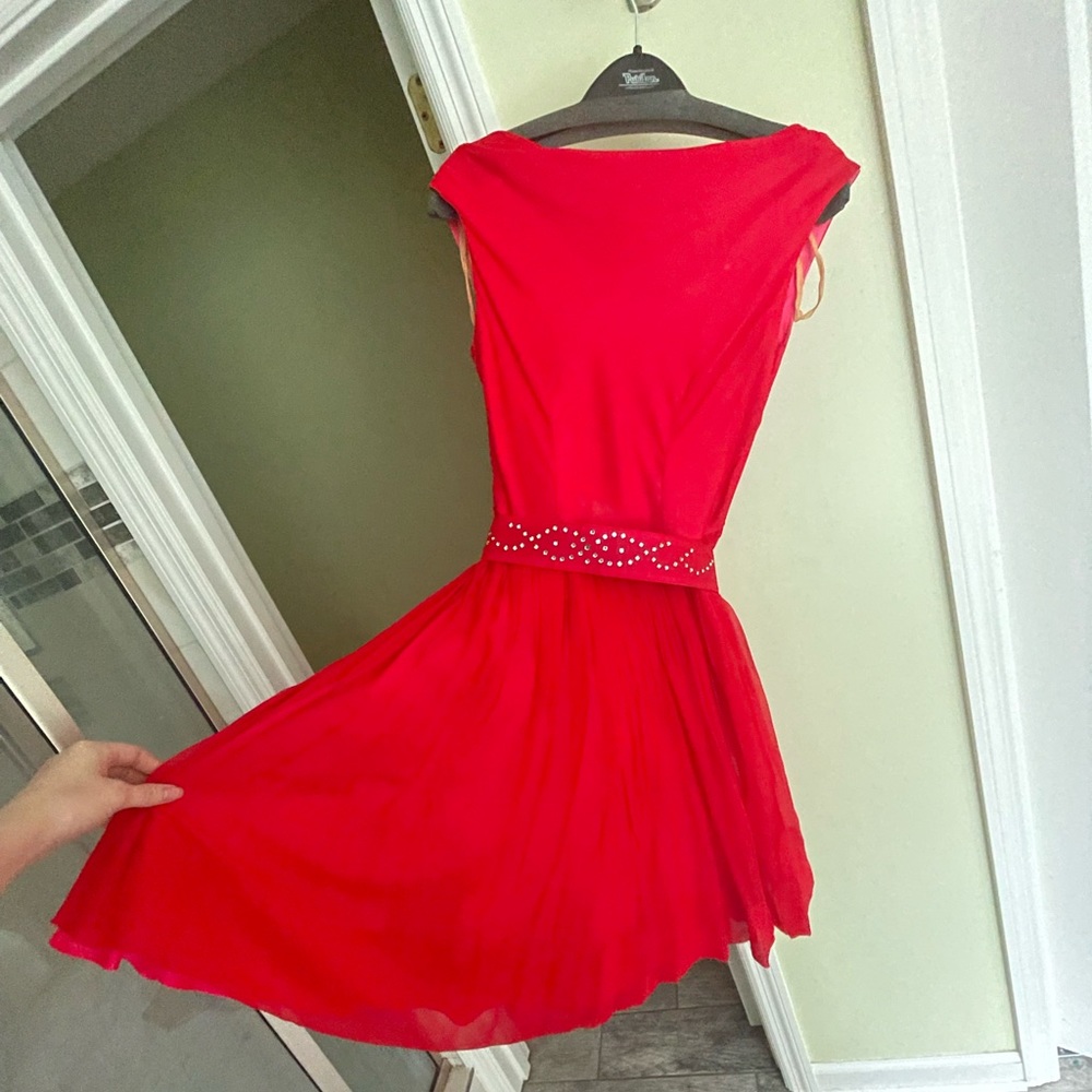 Vintage Red 50s Dress